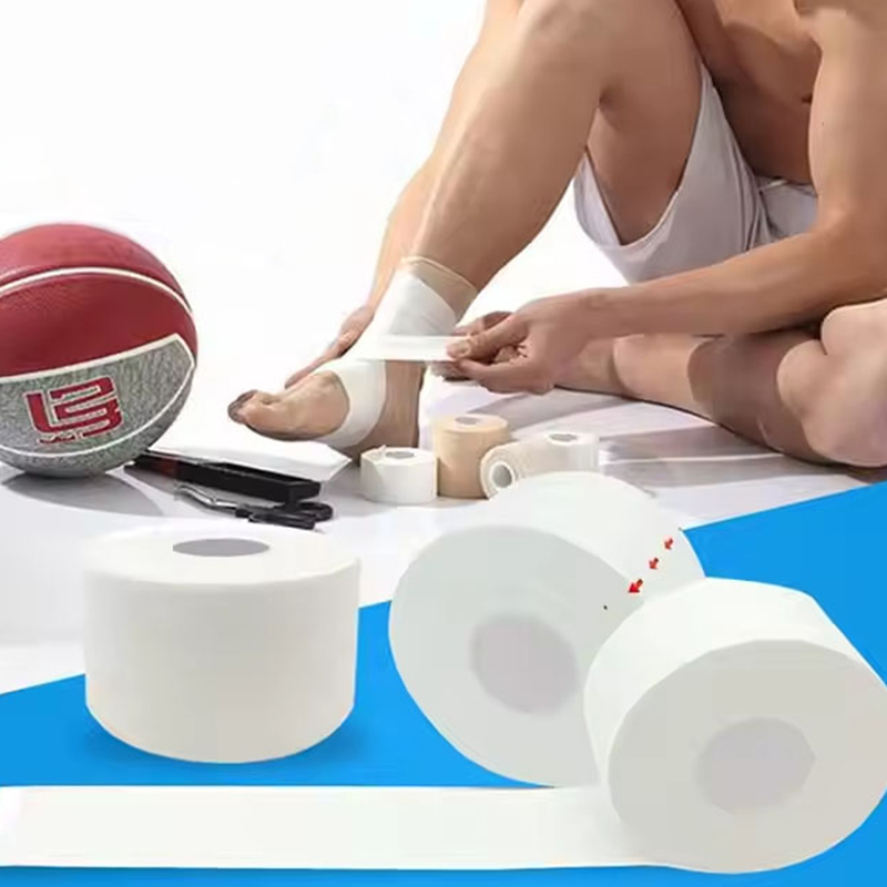 Fita esportiva com cinta de tecido flexível respirável