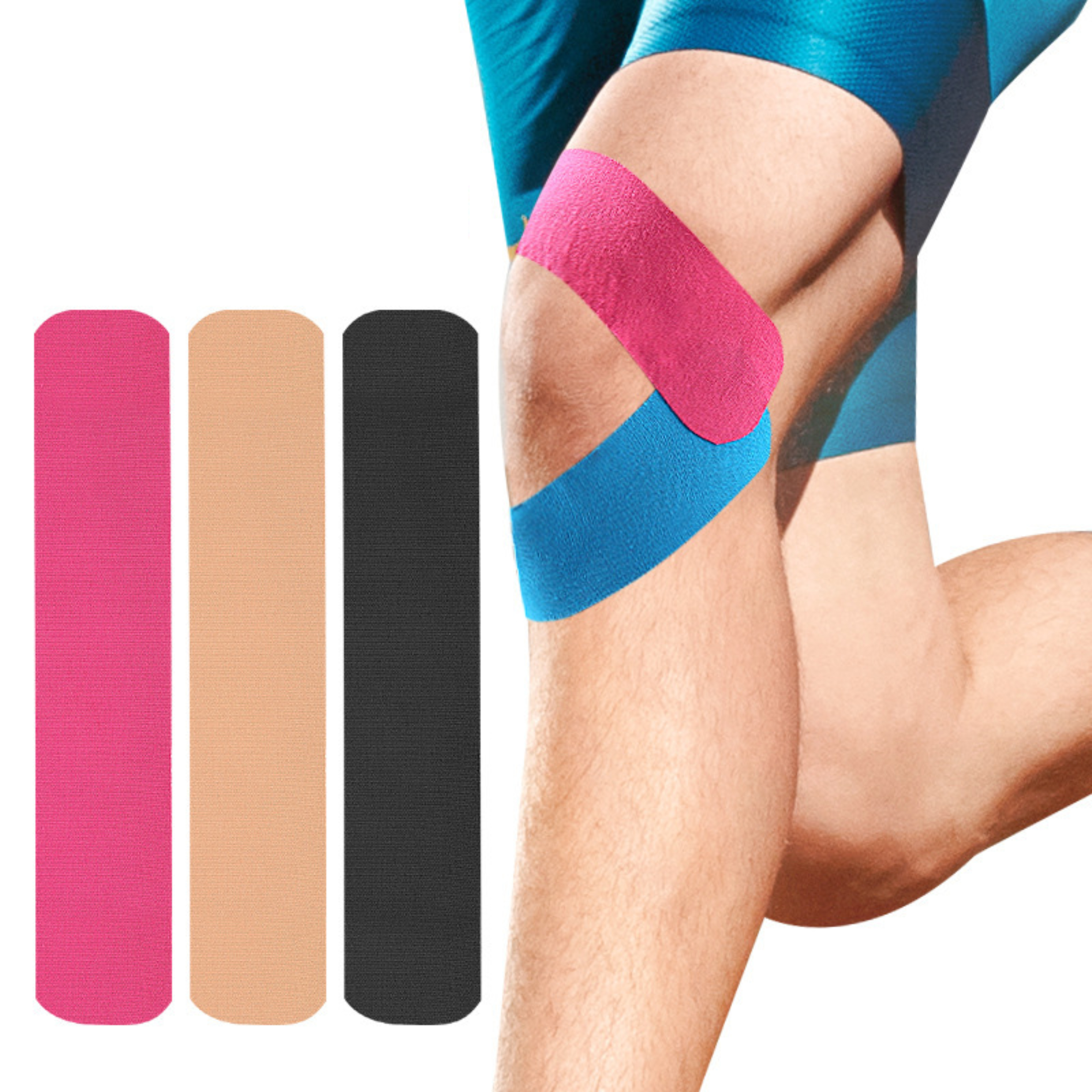 Pre-Cut I Shape Kinesiology Tape Muscle Patch para todas as partes do corpo