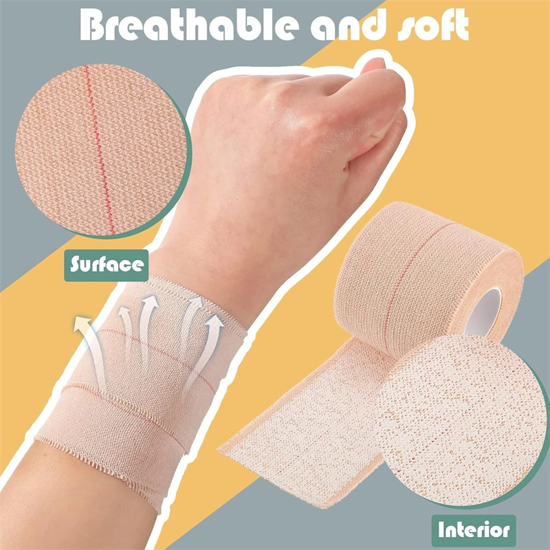 Fita Elástica Terapêutica (EAB) – Bandagem Adesiva Stretch para Compressão e Suporte Fita Elástica Terapêutica (EAB) – Bandagem Adesiva Stretch para Compressão e Suporte