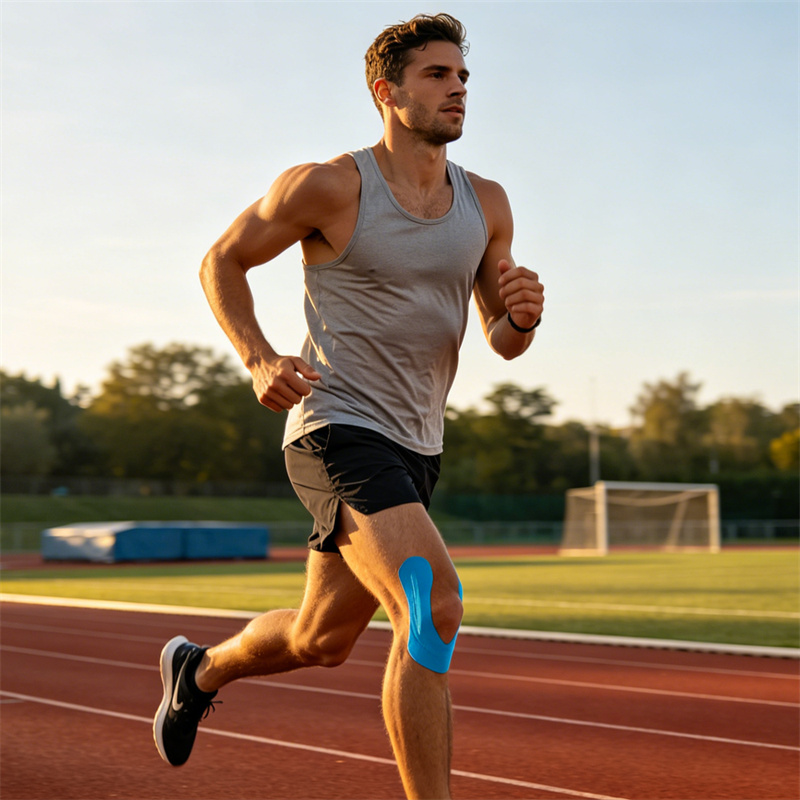 Fita Cinesiológica Premium para Suporte Esportivo, Recuperação Muscular e Estabilidade Articular | Sem látex, resistente à água, rolo de 5 cm x 5 m